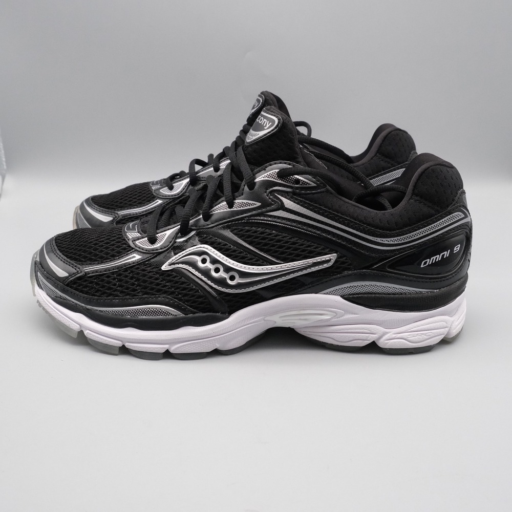 Saucony OG ProGrid Omni 9 Black Silver Athletic Runner Mens 11 S70900-2 - Picture 12 of 12
